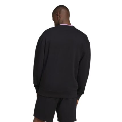 adidas ALL SZN French Terry Crew Sweatshirt Ανδρική Φούτερ Μπλούζα Μαύρη