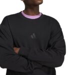 adidas ALL SZN French Terry Crew Sweatshirt Ανδρική Φούτερ Μπλούζα Μαύρη