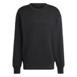 adidas ALL SZN French Terry Crew Sweatshirt Ανδρική Φούτερ Μπλούζα Μαύρη