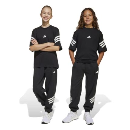 adidas Future Icons 3 Stripes Wide Pant Παιδικό Παντελόνι Μαύρο