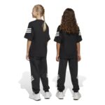 adidas Future Icons 3 Stripes Wide Pant Παιδικό Παντελόνι Μαύρο