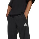 adidas Future Icons 3 Stripes Wide Pant Παιδικό Παντελόνι Μαύρο
