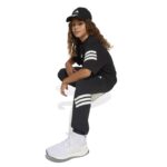 adidas Future Icons 3 Stripes Wide Pant Παιδικό Παντελόνι Μαύρο