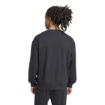 adidas Essentials Feelcozy French Terry Sweatshirt Ανδρική Φούτερ Μπλούζα Μαύρη