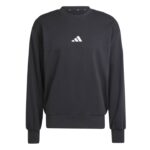 adidas Essentials Feelcozy French Terry Sweatshirt Ανδρική Φούτερ Μπλούζα Μαύρη