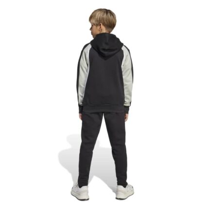 adidas Seasonal Essentials Colorblock Fleece Track Suit Kids Παιδικό Σετ Μαύρο