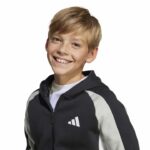 adidas Seasonal Essentials Colorblock Fleece Track Suit Kids Παιδικό Σετ Μαύρο