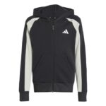 adidas Seasonal Essentials Colorblock Fleece Track Suit Kids Παιδικό Σετ Μαύρο