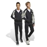 adidas Seasonal Essentials Colorblock Fleece Track Suit Kids Παιδικό Σετ Μαύρο