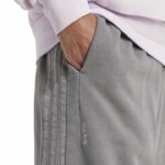 adidas ALL SZN Fleece Washed Loose Pants Ανδρικό Παντελόνι Με Λάστιχο Γκρι