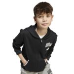adidas Seasonals Essentials Collegiate Typography Full Zip Hoody Παιδική Ζακέτα Μαύρη