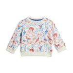 adidas Seasonal Essentials Adiraptor French Terry Βρεφικό Σετ Φόρμας Μπλε / Λευκό