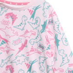 adidas Seasonal Essentials Adiraptor French Terry Βρεφικό Σετ Φόρμας Ροζ