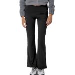 Body Action Wide-Leg Leggings Black Γυναικείο Κολάν Καμπάνα Μαύρο