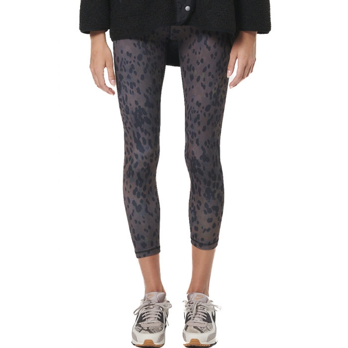 Body Action Printed 7/8 Leggings Spotted Leopard Γυναικείο Κολάν Κάπρι Λεοπάρ