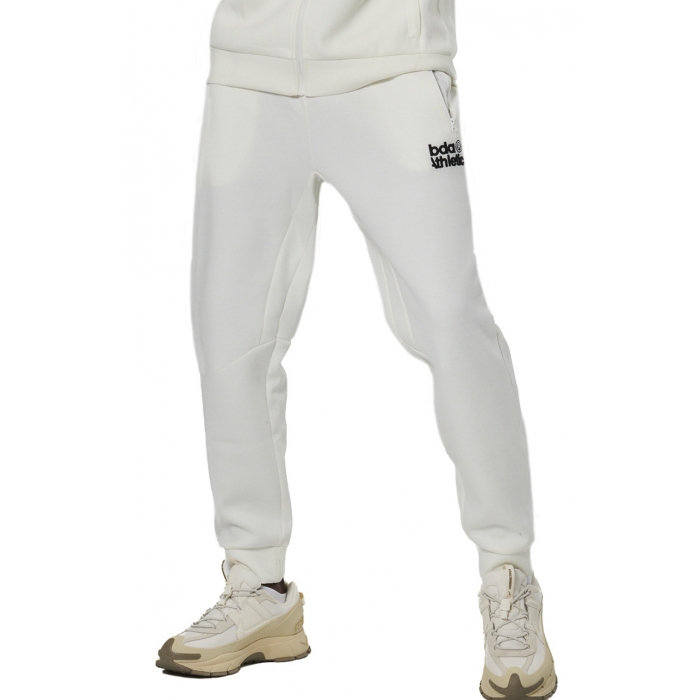 Body Action Sport Gym Tech Joggers White Off Ανδρικό Παντελόνι Λευκό