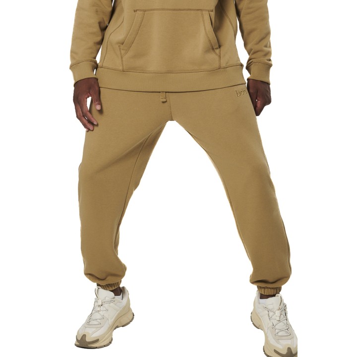 Body Action French Terry Jogger Mocha Grey Ανδρικό Παντελόνι Ταμπά