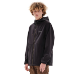 Emerson Hooded Bonded Jacket Black