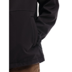 Emerson Hooded Bonded Jacket Black