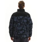 Emerson Puffer Jacket w/ Roll-in Hood Ανδρικό Μπουφάν Με Κρυφή Κουκούλα Γκρι Μπλε / Μαύρο