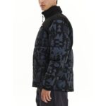 Emerson Puffer Jacket w/ Roll-in Hood Ανδρικό Μπουφάν Με Κρυφή Κουκούλα Γκρι Μπλε / Μαύρο