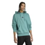 adidas Essentials Feelcozy Fleece Hoodie Ανδρική Φούτερ Μπλούζα με Κουκούλα Βεραμάν