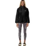 Body Action Faux Sheepskin Jacket Γυναικεία Ζακέτα Προβατάκι Μαύρη