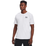 Under Armour Sportstyle Left Chest Logo Ανδρικό Κοντομάνικο Λευκό
