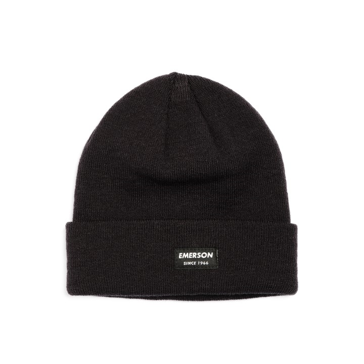 Emerson Beanie Σκούφος Πλεκτός Μαύρος