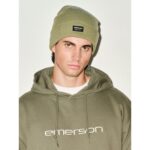 Emerson Beanie Σκούφος Πλεκτός Λαδί