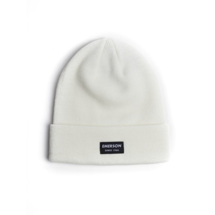 Emerson Beanie Σκούφος Πλεκτός Λευκός
