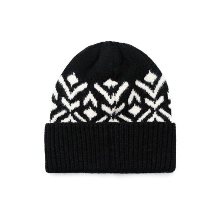 Emerson Classic Knit Beanie Σκούφος Πλεκτός Μαύρος / Λευκός