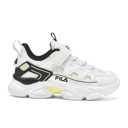Fila Memory Spinel 3 V Παιδικά Sneakers με Σκρατς Λευκά / Μαύρα