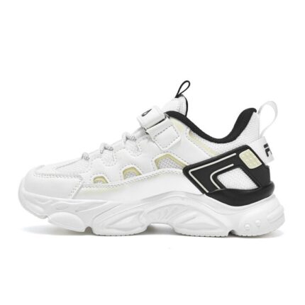 Fila Memory Spinel 3 V Παιδικά Sneakers με Σκρατς Λευκά / Μαύρα
