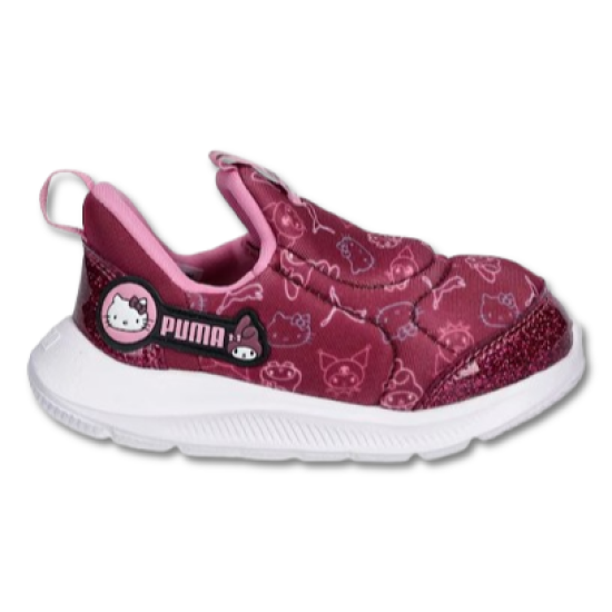 Puma x Hello Kitty and Friends Fun Racer 2 PS Βρεφικά Παπούτσια Slip-on Φουξ