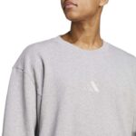 adidas ALL SZN French Terry Crew Sweatshirt Ανδρική Φούτερ Μπλούζα Γκρι
