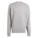 adidas ALL SZN French Terry Crew Sweatshirt Ανδρική Φούτερ Μπλούζα Γκρι