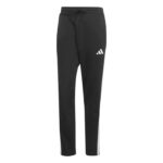 adidas Essentials 3-Stripes Fleece Open Hem Ανδρικό Παντελόνι Μαύρο