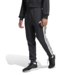 adidas Essential 3-Stripes French Terry Pants Ανδρικό Παντελόνι Μαύρο