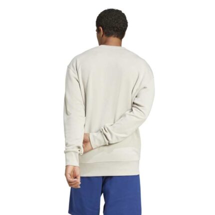 adidas All SZN French Terry Crew Sweatshirt Ανδρική Φούτερ Μπεζ