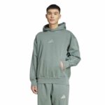 adidas ALL SZN Fleece Washed Hoodie Ανδρική Φούτερ Μπλούζα με Κουκούλα Βεραμάν