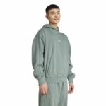 adidas ALL SZN Fleece Washed Hoodie Ανδρική Φούτερ Μπλούζα με Κουκούλα Βεραμάν