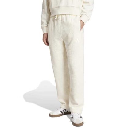 adidas ALL SZN Waffle Knit Open Hem Pants Ανδρικό Παντελόνι Εκρού