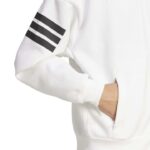 adidas Future Icons 3-Stripes Full-Zip Hoodie Ζακέτα Λευκή