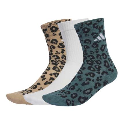 adidas Leopard Print Sock 3P Γυναικείες Κάλτσες Λεοπάρ
