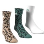 adidas Leopard Print Sock 3P Γυναικείες Κάλτσες Λεοπάρ