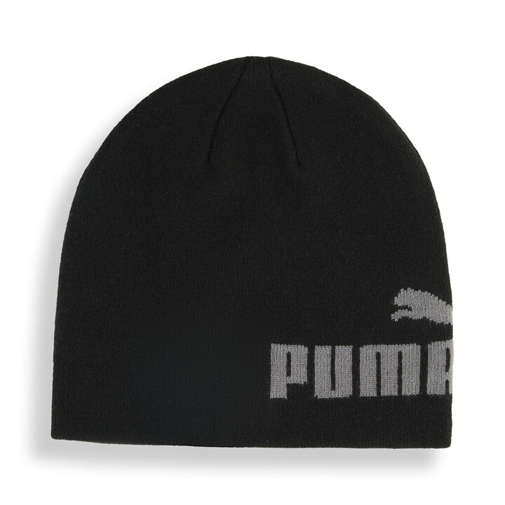Puma Ess Mid Crown Cuffless Beanie Σκούφος Πλεκτός Μαύρος