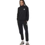 Body Action Half-Zip Sweatshirt Black Γυναικεία Μπλούζα Μαύρη