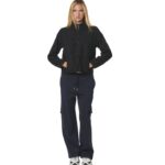 Body Action Oversize Boucle Fleece Half Zip Black Γυναικεία Μπλούζα Μαύρη