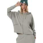 Body Action Modal Boxy Jacket Fog Green Γυναικεία Ζακέτα Λαδί